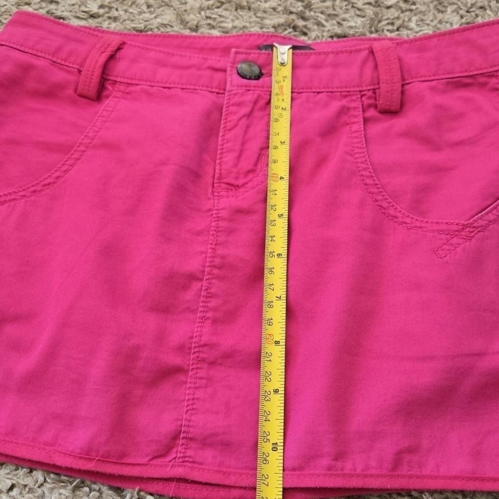 Y2K Armani Exchange Pink Micro Mini Skirt Cargo Utility Size 0 Petite - Picture 6 of 8